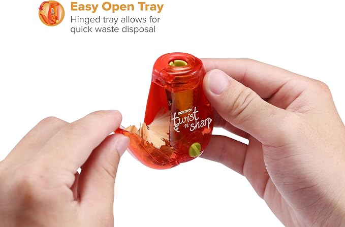 Bostitch Office Twist-n-Sharp Pencil Sharpener, - Image 3
