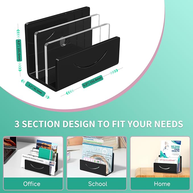 Mail Organizer Envelope Holder - Image 5