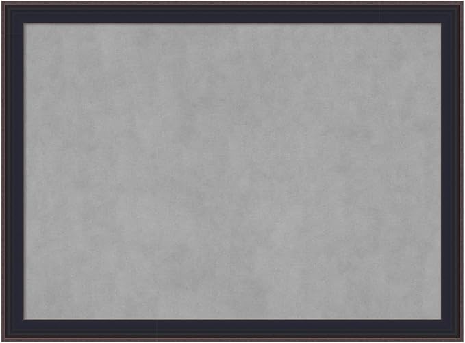 Amanti Art Black Framed Magnetic Board 23x31 Medium Vision Board by AmantiArt