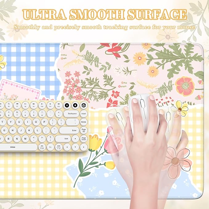 iCasso Aesthetic Checkered Desk Mat - Image 3