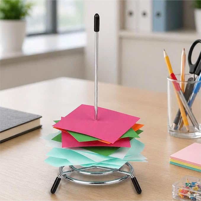 4 Pack Check Spindle Receipt Holder – Stainless Steel Bill Spike, Memo and - Image 5