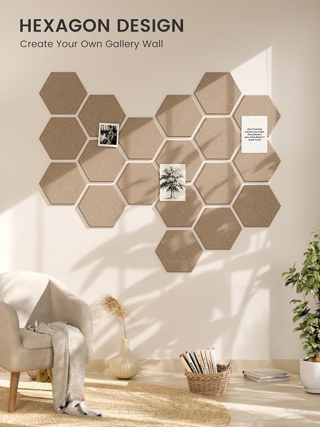 Fluxynara Hexagon Cork Board Alternative - Image 6
