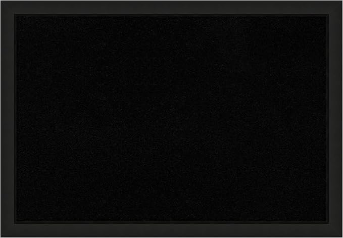 Amanti Art Black Cork Board for Wall, 27x39 Vision Board with Black Wood Frame, Large Corkboard Office Decor for Home Organization, Casual Corkboard Pinboard to Display Items for Home Organization in-DeskLoop Office