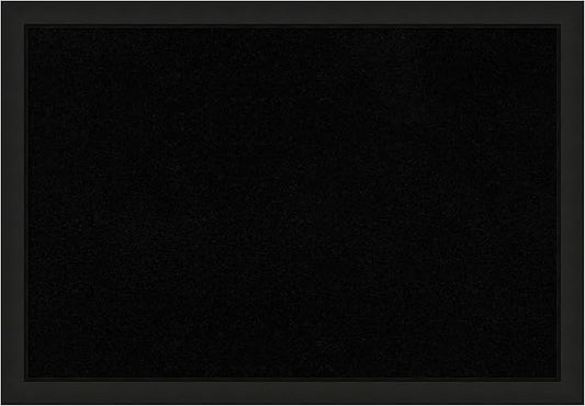Amanti Art Black Cork Board for Wall, 27x39 Vision Board with Black Wood Frame, Large Corkboard Office Decor for Home Organization, Casual Corkboard Pinboard to Display Items for Home Organization in-DeskLoop Office