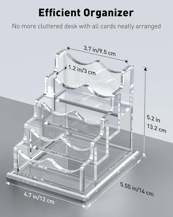 Uniclife Acrylic Business Card Holder - Image 7