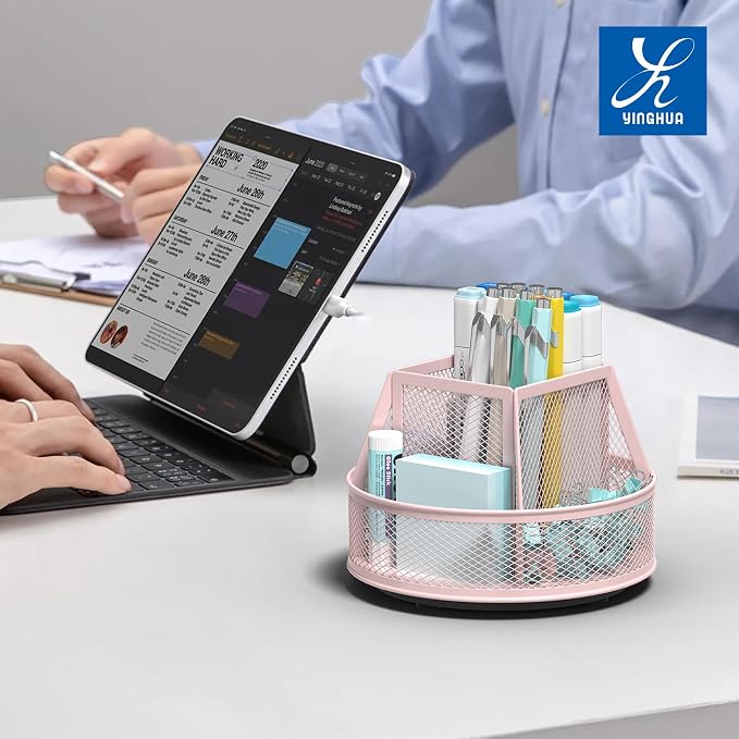 YINGHUA Metal Mesh Desk Organizer - Image 6