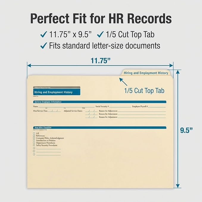 ComplyRight Hiring/Employment Folder, Document Filing Folder - Image 6