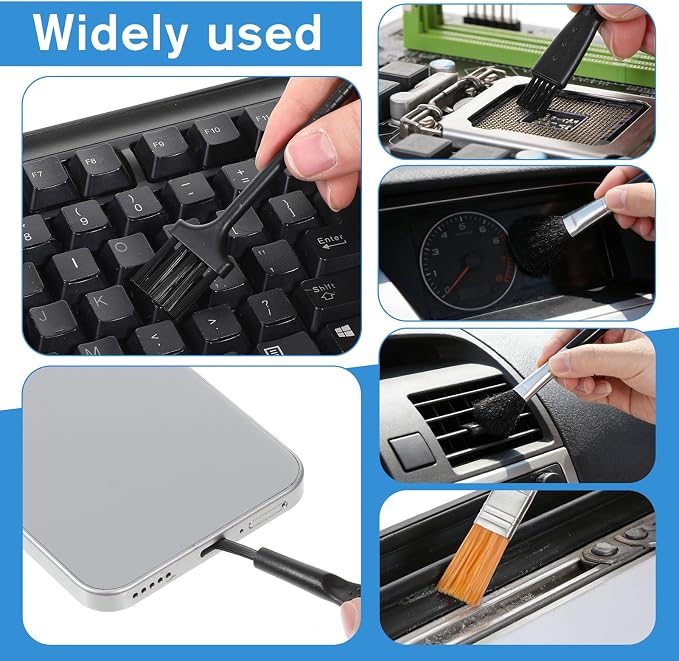 10 Pcs Mini Anti Static Keyboard Cleaning Brush Kit Nylon Dust Brushes - Image 6