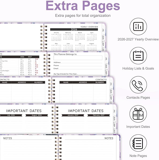 Planner 2026-2027, Weekly and Monthly Academic Planner, July 2026 - Image 6