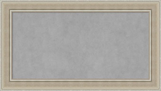 Amanti Art Silver Framed Magnetic Board 16x28 Small Vision Board by AmantiArt