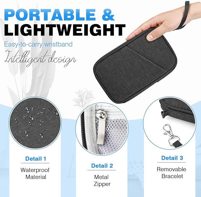 Passport Holder Family RFID Travel Document Organizer - Image 4