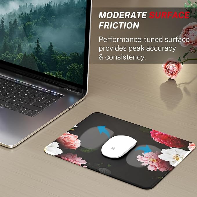 MROCO Essential Office & Gaming Mouse Pad, 8.5 x 11 Inch, Functional Pattern - Image 2
