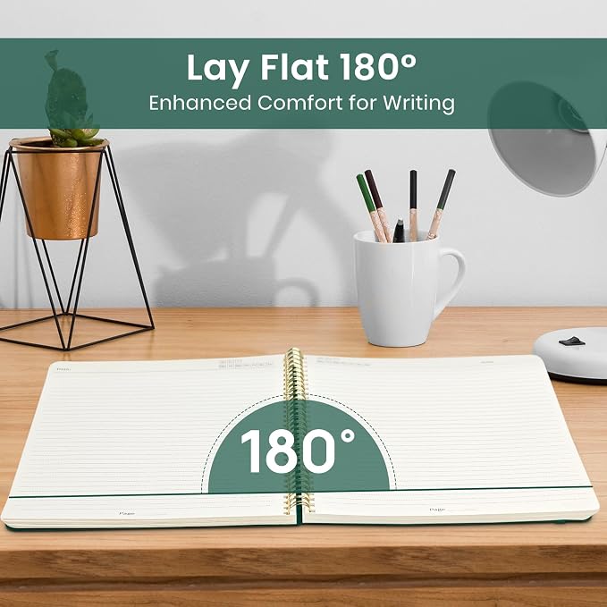 Taja Spiral Lined Notebook, 8.5"x11" Notebooks - Image 4