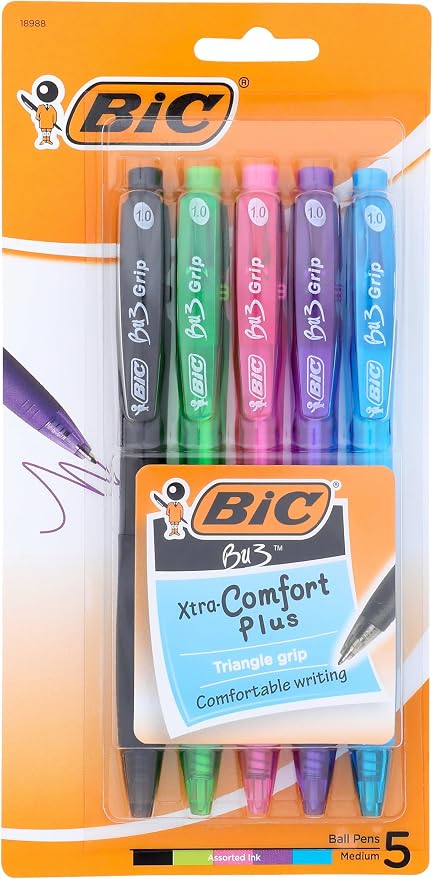 BIC BU3 Retractable Ball Pen, Medium Point by BIC