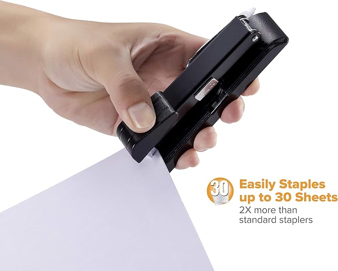 Bostitch Office B8 PowerCrown Travel & Desktop Stapler, 30 Sheet Capacity - Image 5