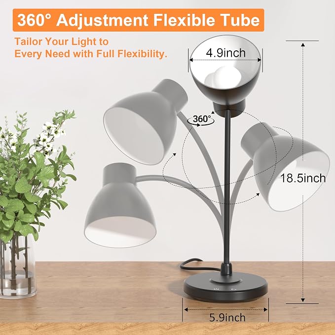 Desk Lamp with Wireless Charger, LED Desk Lamps - Image 4