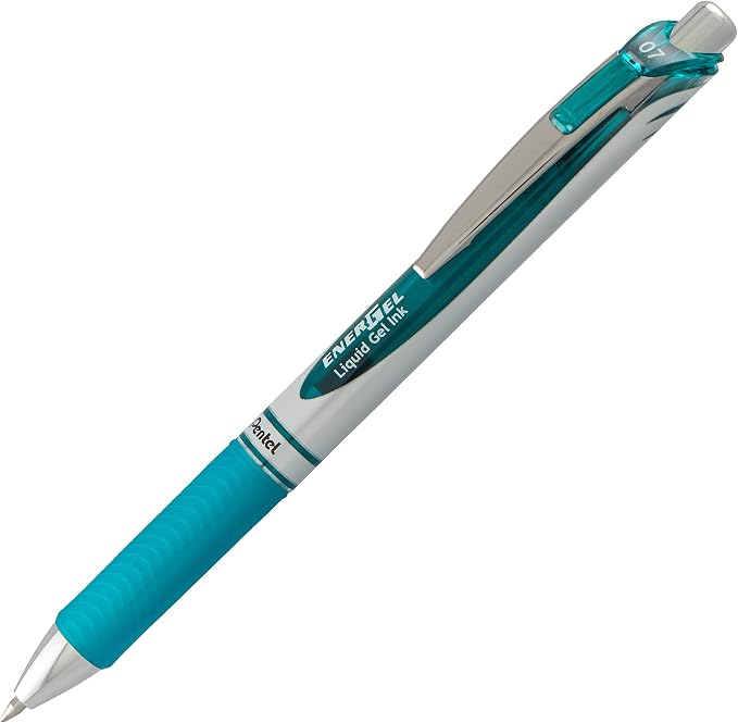 Pentel EnerGel RTX Retractable Liquid Gel Pen Metal Tip, 12 Pack, Medium Line - Image 3
