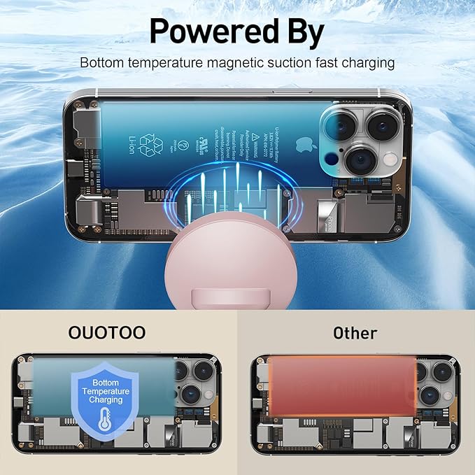 【Adjustable Blue Ambient Light】 Wireless Charger 3 in 1 - Image 5