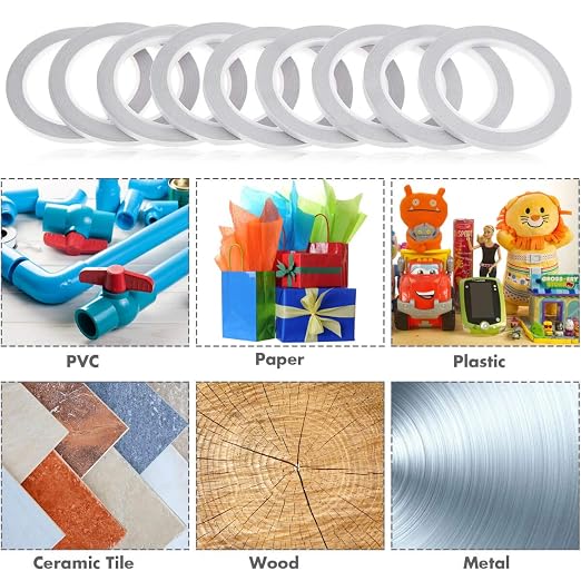 cridoz Double Sided Adhesive Tape, 9 Rolls Double-Side Craft Tape - Image 6