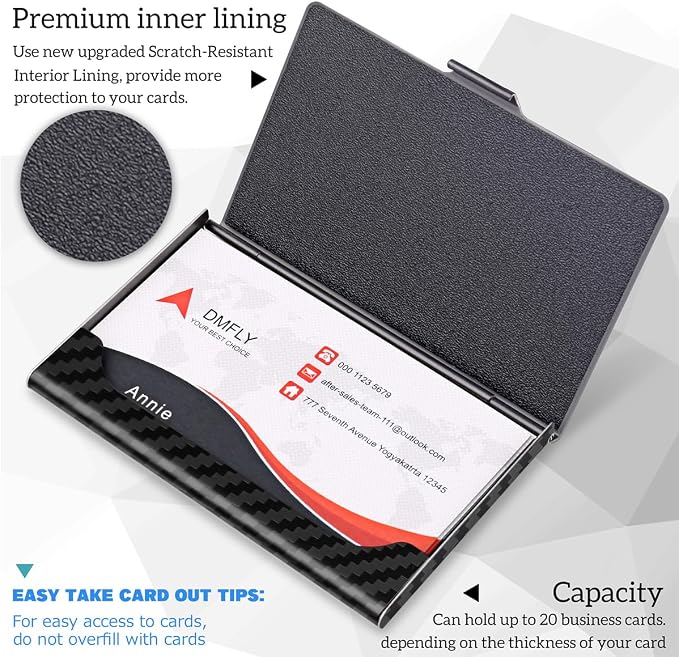 Slim Minimalist Business Card Holder - Image 6