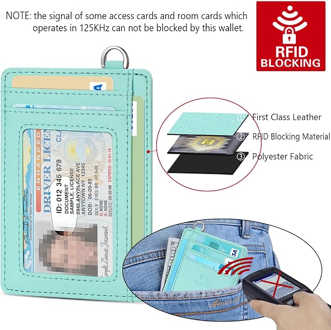 FurArt Slim Minimalist Wallet RFID Credit Card Holder - Image 5
