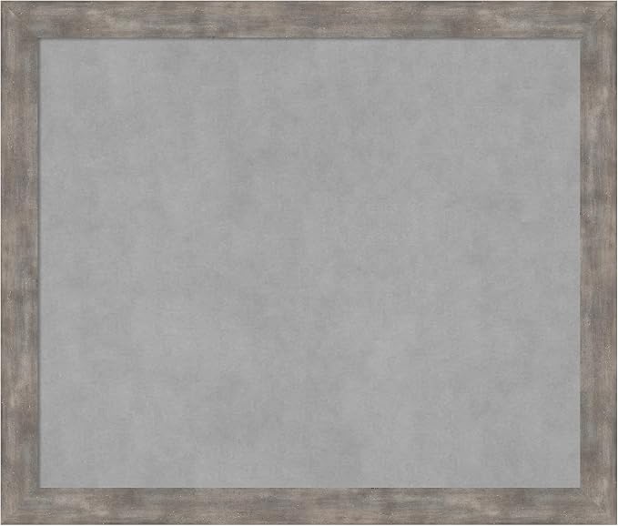 Amanti Art Silver Framed Magnetic Board 23x27 Medium Vision Board by AmantiArt