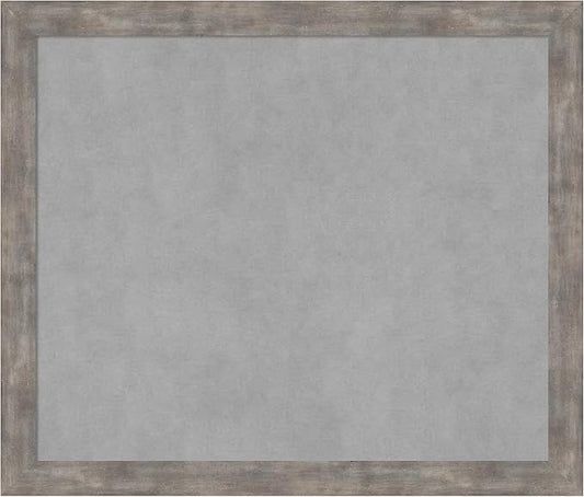 Amanti Art Silver Framed Magnetic Board 23x27 Medium Vision Board by AmantiArt