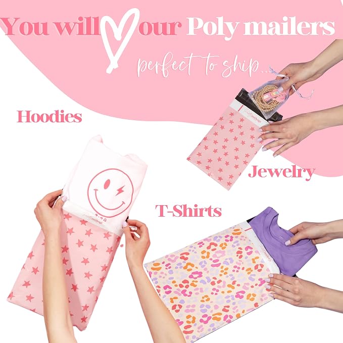 Pretty Package Store 14.5x19 Designer Poly Mailer 100 Pack Heavy Duty - Image 4