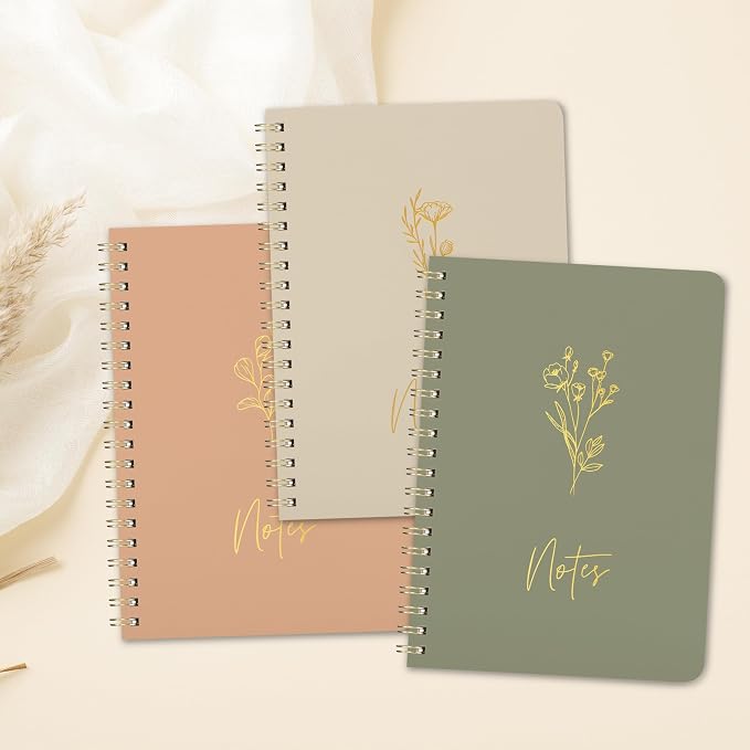 ZICOTO Aesthetic Spiral Notebook Set of 3 - Image 4