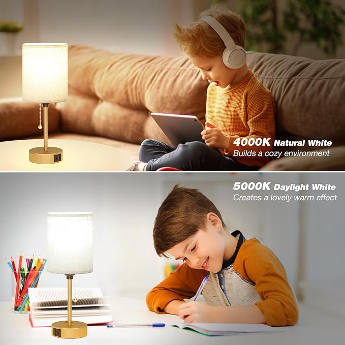 Dicoool Elegant Gold Bedside lamp - Image 6