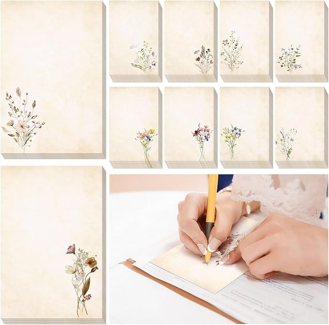 Spiareal 100 Pcs Blank Note Cards Blank Decorative Notecards Index Cards Bulk by Spiareal