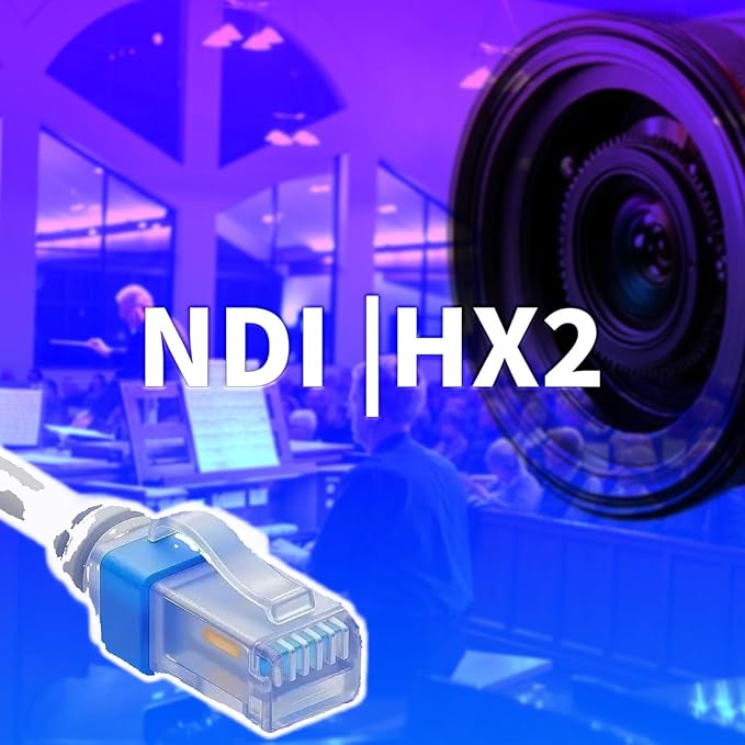 4K NDI PTZ Camera with AI Auto Tracking 21X Optical Zoom HDMI/SDI/USB 3.0/PoE/IP for Church Worship, Live Events, Video Conferencing (OBS, vMix, Zoom, Teams)-DeskLoop Office