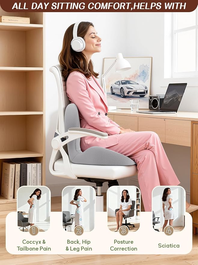Benazcap Memory Foam Seat Cushion - Image 6