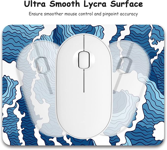 Dapesuom Small Mouse Pad, 6 x 8 Inch Thick Rubber Premium-Textured Non-Slip - Image 3