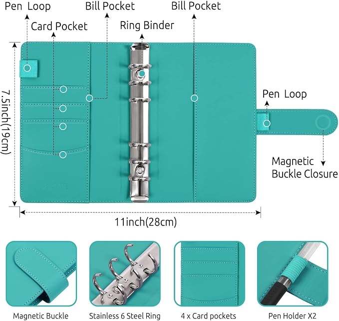 SKYDUE Budget Binder, Money Saving Binder - Image 5