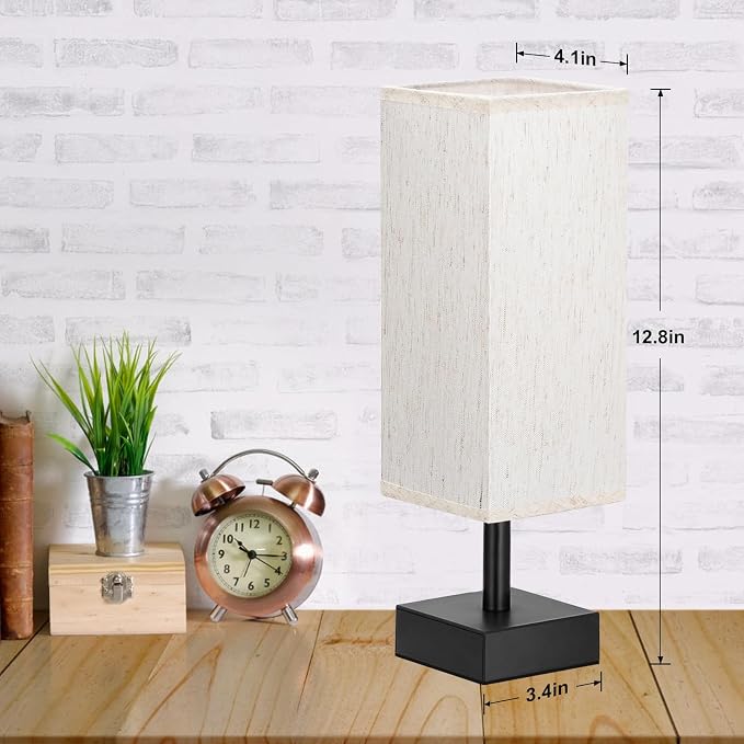 aooshine Small Table Lamp for Bedroom - Image 2
