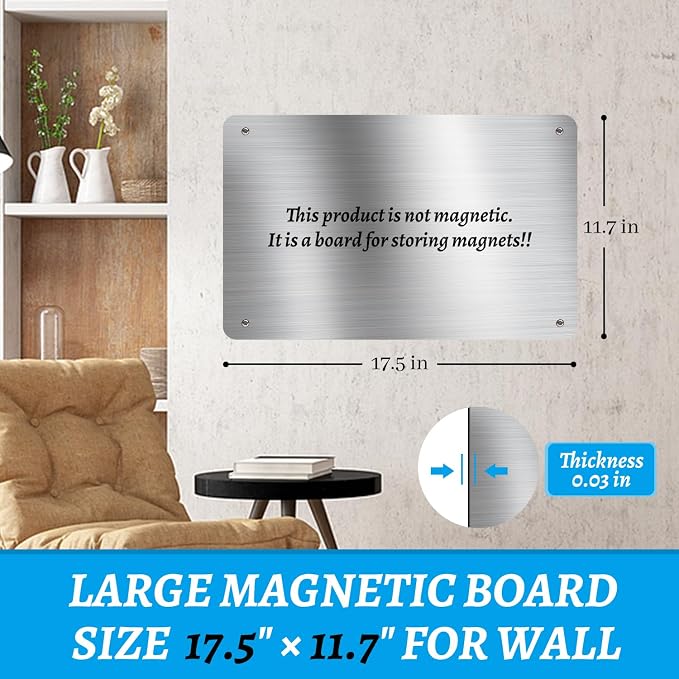 Magnetic Board 17.5" X 11.7" Magnet Board - Image 3