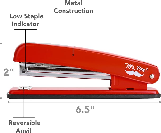 Mr. Pen- Red Office Stapler - Image 3
