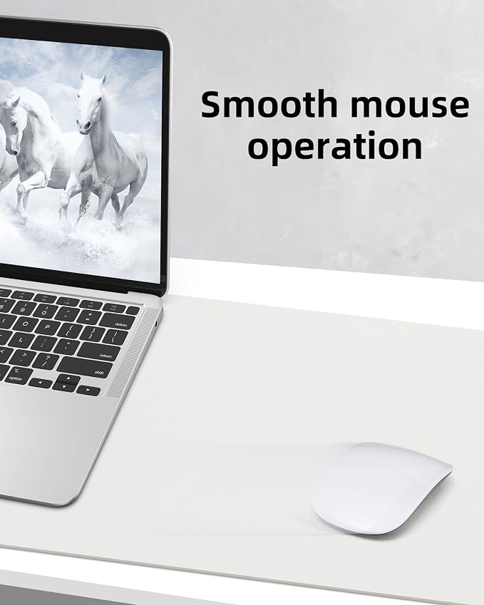Leather Desk Pad Protector, Mouse Pad, Office Desk Mat, Non-Slip PU Leather - Image 5