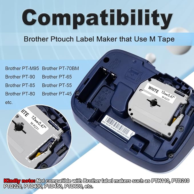 Labelife M-K231 Compatible Label Tape Replacement - Image 2