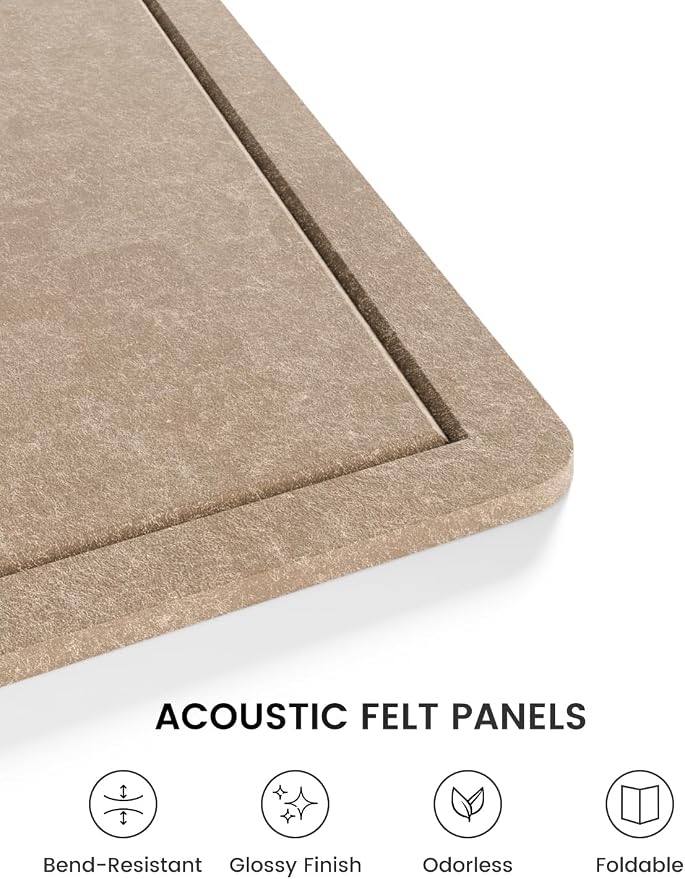 Fluxynara Bulletin Board, Foldable Felt Pin Board - Image 3