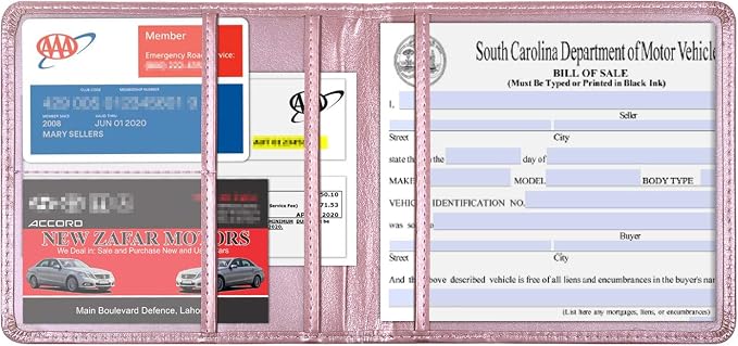 Wisdompro Small Car Registration and Insurance Documents Holder - Image 2