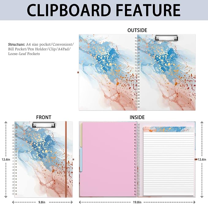 Rimilak Spiral Clipboard Folio - Image 2
