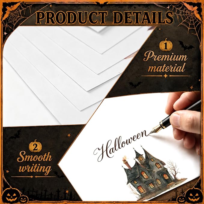 Spiareal 100 Pcs Blank Note Cards Blank Decorative Notecards Index Cards Bulk - Image 2