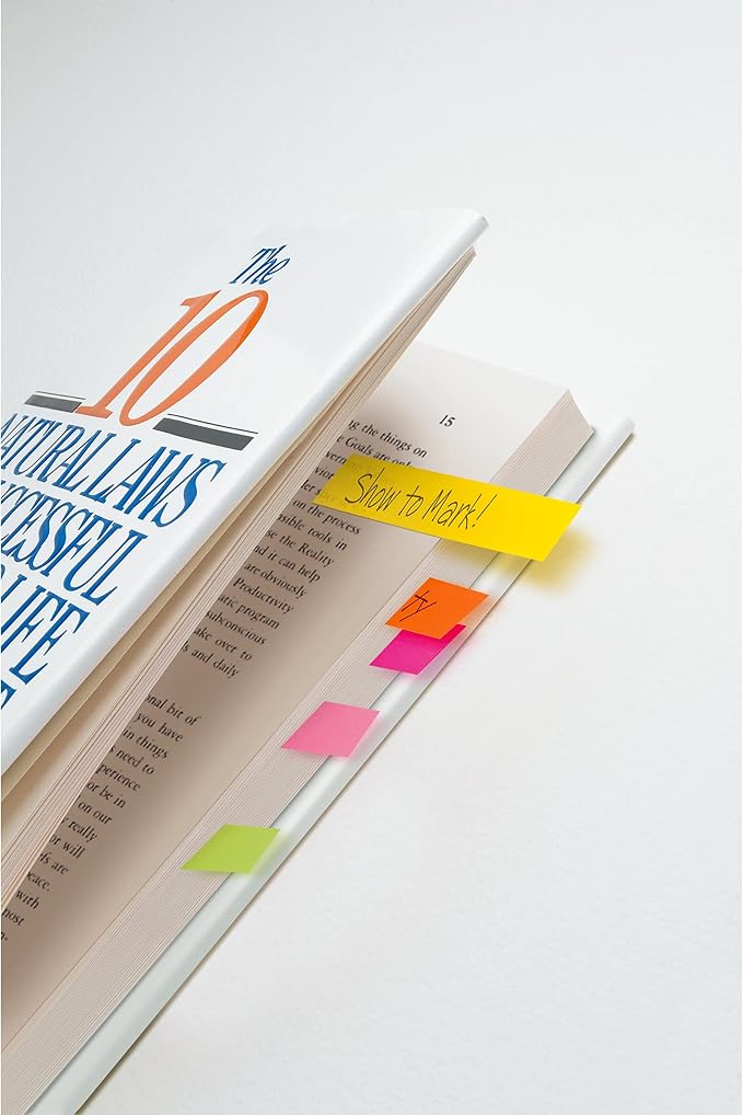 Post-it® Page Markers, 1/2-inch x 1-3/4 Inch, 500 per Pack - Image 5