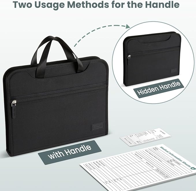 Sooez Heavy Duty Accordion File Organizer - Image 4