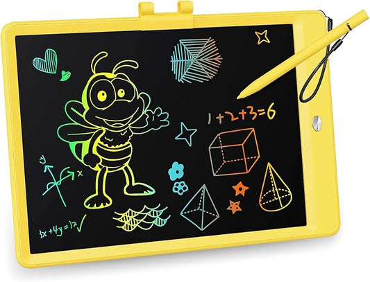 KOKODI LCD Writing Tablet, 10 Inch Colorful Doodle Board Drawing Tablet by WhereKidsLearnThroughPlay