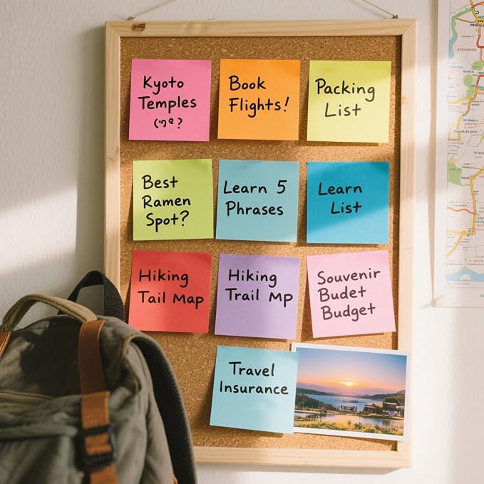 Stick Notes 3x3, Bright Color Stick Notes, 36 Pads, Super Sticky & Recyclable - Image 6