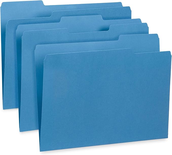 File Folder, 1/3 Cut Tab, Letter Size, 100 Per Box - Image 5