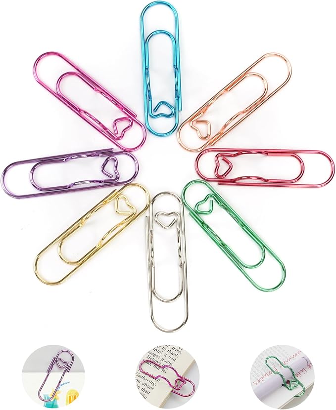 Paper Clip Pen Holder, Oversized Paperclips Metal Pen Clips - Image 8